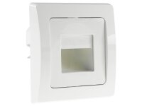 LED-Einbauleuchte DELPHI "COB" weiß 80x80mm, 3000k, warmweiß, 55 Lumen