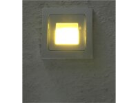 LED-Einbauleuchte DELPHI "COB" weiß 80x80mm, 3000k, warmweiß, 55 Lumen