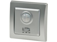 DELPHI Bewegungsmelder 160°, Silber LED geeignet,...