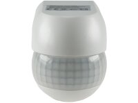 Aufputz Bewegungsmelder "CBM-Slim" 180°LED geeignet, IP44, 1-800W, weiß