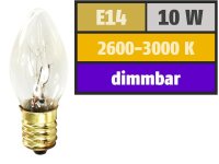 Mini-Kerzenlampe McShine, E14, 230V, 10W, klar