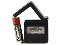 Batterietester McPower EL-BT 6 für AAA, AA, C, D, 9...