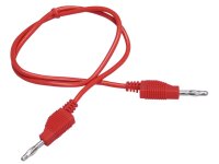 Messleitung McPower, 50cm, rot, 1mm², PVC, 2x 4mm...