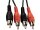 Cinch-Verbindung HOLLYWOOD 1,5m stereo, Stecker/Stecker