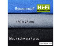 Dynavox Hi-Fi Bespannstoff 150x75 Dunkelblau