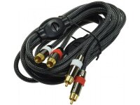 Premium Cinch-Kabel Stereo 2m für analoge Stereo...