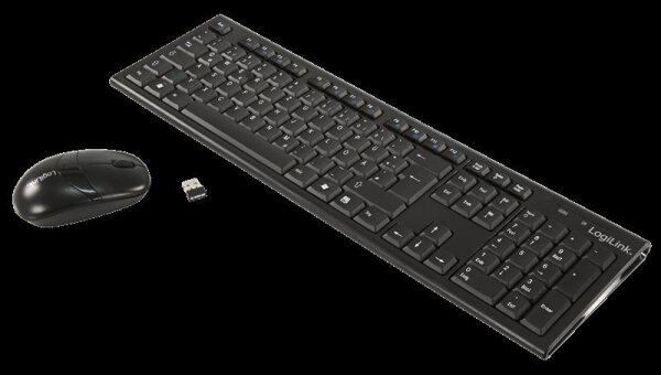 PC-Desktop-Set LogiLink, USB Maus und Tastatur mit Autolink-Funktion, schwarz