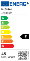 LED-Panel McShine LP-4529N, 45W, 295x1195mm, 5.800 lm, UGR<19, 4000K, neutralweiß