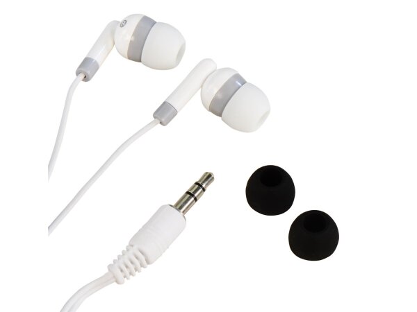 Ohrhörer, stereo, 1,2m Kabel, 3,5mm Klinke