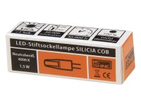 LED-Stiftsockellampe McShine Silicia COB, G4, 1,5W, 200...