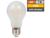 LED Filament Glühlampe McShine Filed, E27, 7W, 820 lm, warmweiß, matt