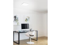 LED Deckenleuchte, 1600lm,3000K,25W,warmweiß,IP44, 280x280x51mm, Bewegungsmelder