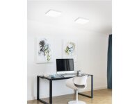 LED Deckenleuchte, 1600lm,3000K,25W,warmweiß,IP44, 280x280x51mm, Bewegungsmelder