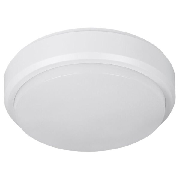 LED-Feuchtraumleuchte Rund IP54, 550lm, 4000K, 8W, neutralweiß, Bewegungsmelder