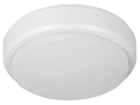 LED-Feuchtraumleuchte Rund IP54, 550lm, 4000K, 8W, neutralweiß, Bewegungsmelder