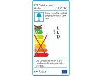 LED Feuchtraumleuchte McShine 960lm, 4000K, 12W, neutralweiß, IP65, 216x118x79mm