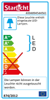 LED-Deckenleuchte, 1.700 lm, 4000K, 120cm, neutralweiß