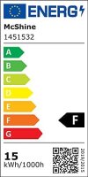 LED-Panel McShine LP-1519RN, 15W, 190mm-Ø, 1.530 lm, 4000K, neutralweiß