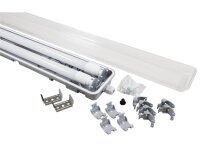 LED Feuchtraumleuchte McShine FL-23 IP65, 4800lm, 4000K, 48W, 150cm, neutralweiß