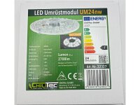 LED Umrüstmodul "UM24nw" für Leuchten Ø180mm, 24W, 2700lm, 4000K, Magnethalter