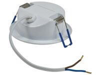 LED-Einbauleuchte "Flat-30 FR-R" 3000KØ85x30mm, 5W, 460lm, IP44, rund, weiß