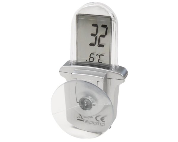 Digitales Thermometer für Außen mit Saugnapf