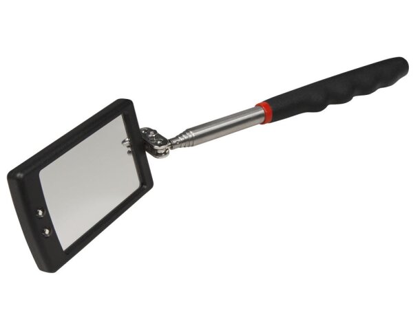 Spiegel Werkzeug McPower mit LED, Teleskop 28-80cm, Spiegel 40x65mm