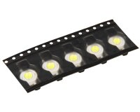 High Power LED Bauteil, 5er Set, 1W, tageslichtweiß