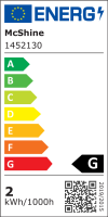 LED-Bodenleuchte McShine Pflasterstein 10x10x7cm, 80lm, IP65, neutralweiß,230V, 1.5W