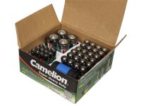 CAMELION Super Heavy Duty Set 40-tlg, 24xAA Mignon, 12xAAA Micro, 4xC Baby