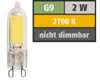 LED-Stiftsockellampe McShine, G9, 2W, 220lm, warmweiß