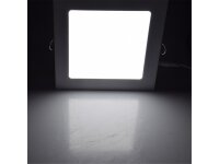 LED Licht-Panel "QCP-22Q", 22,5x22,5cm230V, 18W, 1620 Lumen,4200K /neutralweiß