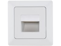 MILOS LED-Einbauleuchte "COB" weiß matt 80x80mm, 3000k, warmweiß, 110Lumen