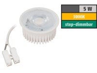 LED-Modul McShine MCOB 5W, 400lm, 230V, 50x25mm, warmweiß, 3000K, step-dimmbar