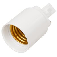 Lampensockel-Adapter McShine, G24 auf E27