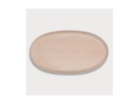 Türschild oder Spruchbrett, oval aus Holz 17,7 cm