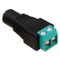 Adapter McPower, DC-Kupplung 5,5x2,1mm und Lüsterklemme