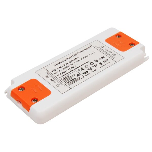 LED-Trafo McShine Slim elektronisch, 1-15W, 230V auf 12V, 128x50x12mm