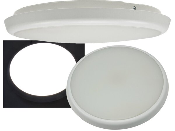 LED Deckenleuchte "SALAO 22 NW"IP54, 22W, 2200lm, 4000K, HF-Bewegungsm.