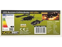 LED Aussen-Lichterkette "CT-ALK040" 4m...