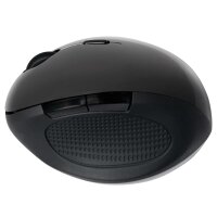 Maus, Wireless 2,4G Mouse, Optisch, schwarz, 1600dpi, Ergonomisches Design