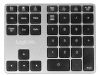 Keypad Bluetooth PRO, 35 Tasten, Aluminium, grau