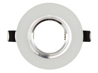 Einbaurahmen McShine LED-39 rund, Ø90mm, Glas, mit LED-Beleuchtung