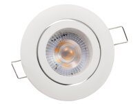 LED-Einbauleuchte McShine Eco-50 5W, 400lm, 3000K,...