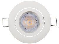 LED-Einbauleuchte McShine Eco-50 5W, 400lm, 3000K, weißes Gehäuse