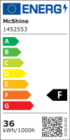 LED Feuchtraumleuchte McShine FL-42, IP65, 3.500lm, 4000K, 36W, 123cm, neutralweiß