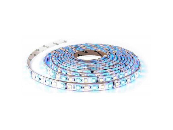 LED-Stripe 60LED/m, 1000lm/m, 9W/m, 12V, RGB + neutralweiß 4000k, 5m