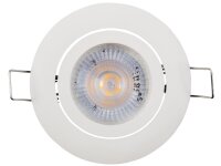 LED-Einbauleuchte McShine Eco-50 5W, 400lm, 3000K,...