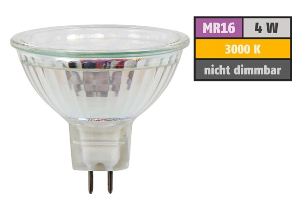 LED-Strahler McShine ET40, MR16, 4W, 320lm, warmweiß