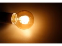 LED Filament Tropfenlampe McShine Retro E14, 2W, 150lm, warmweiß,goldenes Glas